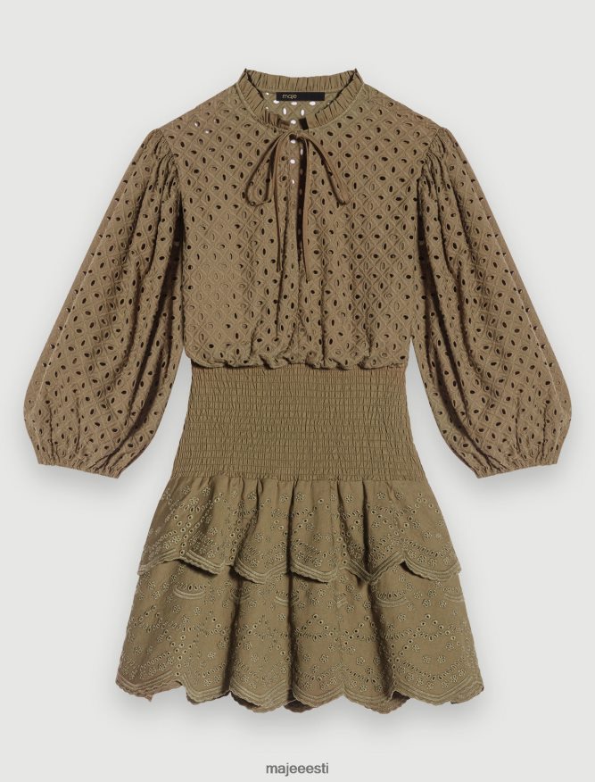 riietus_ee_maje_naised_broderie_anglaise_minikleit_khaki_6fh8z4256.jpg Riietus ee Maje naised broderie anglaise minikleit khaki 6FH8Z4256 - Image 1