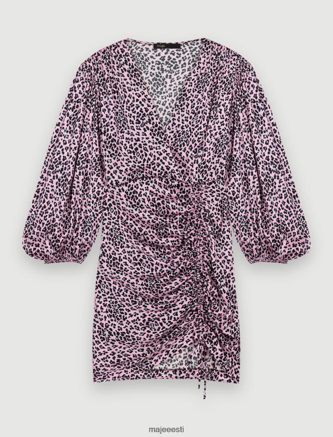 riietus_ee_maje_naised_drapeeritud_leopardimustriline_kleit_heleroosa_leopard_6fh8z4369.jpg Riietus ee Maje naised drapeeritud leopardimustriline kleit heleroosa leopard 6FH8Z4369 - Image 1