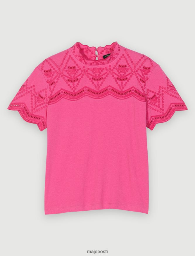 riietus_ee_maje_naised_tikitud_t_sark_fuksia_6fh8z4308.jpg Riietus ee Maje naised tikitud t-särk fuksia 6FH8Z4308 - Image 1
